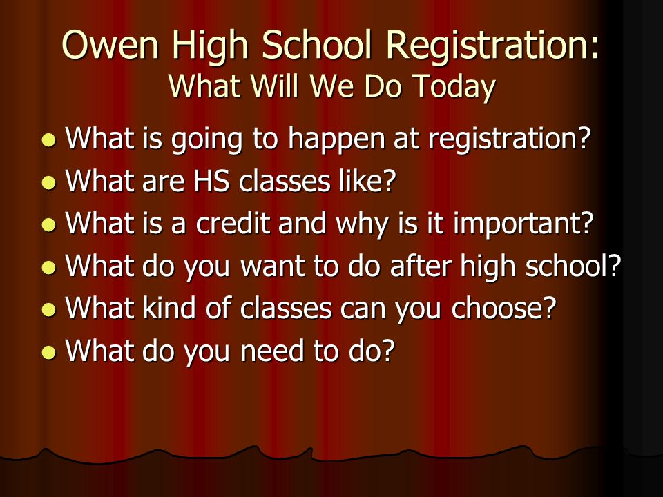 Charles D. Owen High School ppt video online download